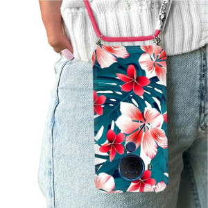 Etui Crossbody Sznurek Do NOKIA 5.4 Kwiatowe Wzory