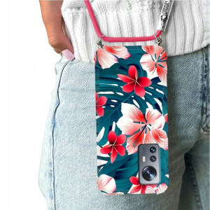 Etui Crossbody Sznurek Do XIAOMI 12 Kwiaty Wzory