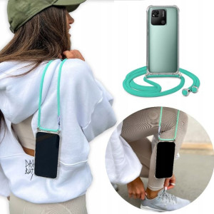 Etui Crossbody Turkus Sznurek do XIAOMI REDMI 10A