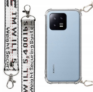 Etui Crossbody XL + Smycz Srebrna do XIAOMI 13 PRO