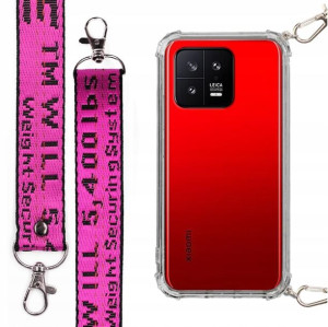 Etui Crossbody XL Ze Smyczą Fuksja do XIAOMI 13