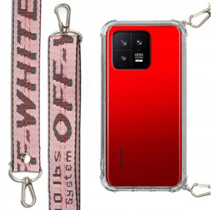 Etui Crossbody XL Ze Smyczą Różową do XIAOMI 13