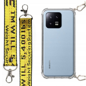 Etui Crossbody XL Ze Smyczą Żółtą do XIAOMI 13 PRO