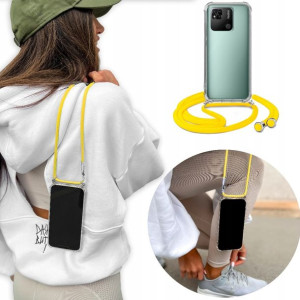 Etui Crossbody Żółty Sznurek do XIAOMI REDMI 10A