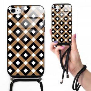 Etui CROSSGLAM Do iPHONE SE2/ SE3 W Kratkę Wzory