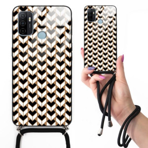 Etui CROSSGLAM Do OPPO A53 W Kratkę Kratka Wzory