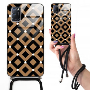 Etui CROSSGLAM Do OPPO A72 W Kratkę Kratka Wzory