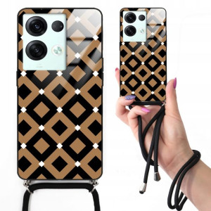 Etui CROSSGLAM Do OPPO RENO 8 5G W Kratkę Wzory