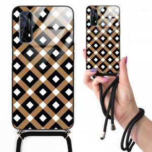 Etui CROSSGLAM Do REALME 7 W Kratkę Kratka Wzory