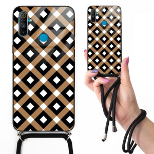 Etui CROSSGLAM Do REALME C3 W Kratkę Kratka Wzory