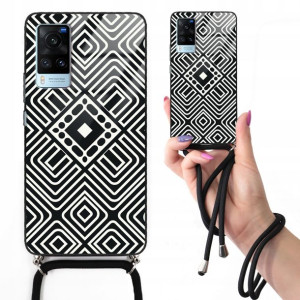 Etui CROSSGLAM Do VIVO X60 W Kratkę Kratka Wzory