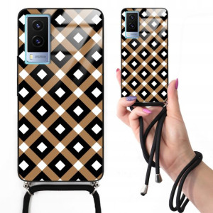 Etui CROSSGLAM Do VIVO Y71T W Kratkę Kratka Wzory