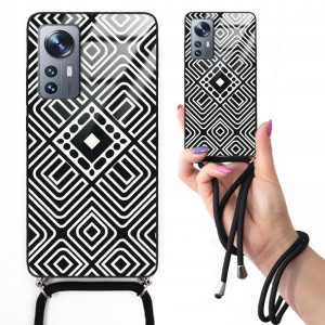 Etui CROSSGLAM Do XIAOMI 12 W Kratkę Kratka Wzory