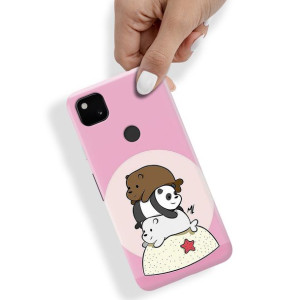 Etui do GOOGLE PIXEL 4A Case We Bare BEARS Wzory