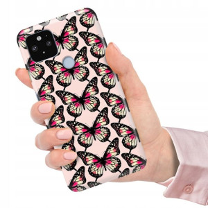 Etui do GOOGLE PIXEL 5XL Case Flower Kwiaty Wzory