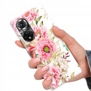 Etui do HUAWEI HONOR 50 PRO Kwiaty Wiosenne Wzory