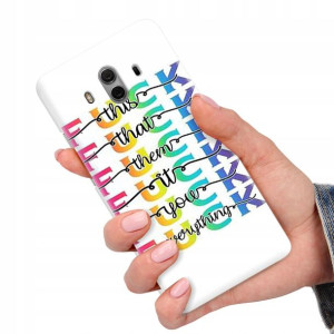 Etui do HUAWEI MATE 10 Case Modne Top Napisy Wzory