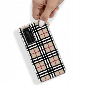 Etui do HUAWEI MATE 40 LITE W Kratkę Kratka Wzory