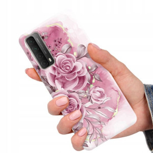 Etui do HUAWEI P SMART 2021 Kwiaty Wiosenne Wzory