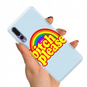Etui do HUAWEI P20 PLUS Case Modne Napisy Wzory