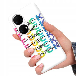 Etui do HUAWEI P50 Obudowa Modne Top Napisy Wzory