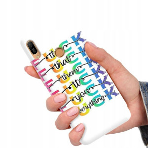 Etui do HUAWEI Y6 PRIME 2019 Modne Napisy Wzory