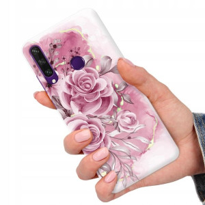 Etui do HUAWEI Y6P Case Kwiatowe Wiosenne Wzory