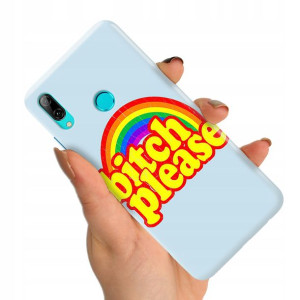 Etui do HUAWEI Y7 2019 Case Modne Top Napisy Wzory