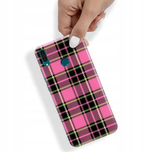Etui do HUAWEI Y9 2019 Case W Kratkę Kratka Wzory