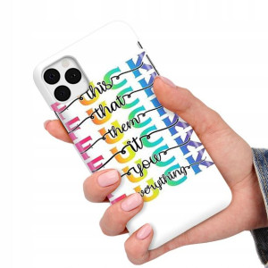 Etui do iPHONE 11 PRO MAX Case Modne Napisy Wzory