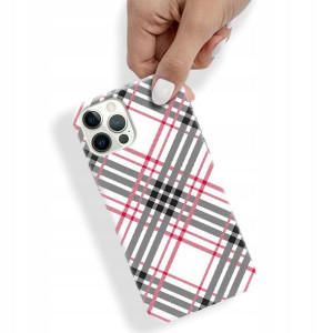 Etui do IPHONE 12 PRO Case W Kratkę Kratka Wzory