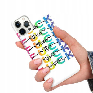 Etui do iPHONE 12 PRO MAX Case Modne Napisy Wzory