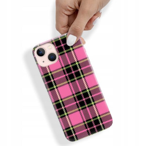 Etui do IPHONE 13 Obudowa W Kratkę Kratka Wzory