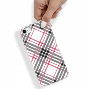 Etui do iPHONE 7/8 Obudowa W Kratkę Kratka Wzory