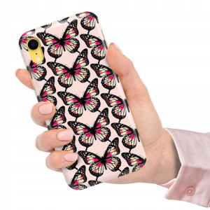 Etui do iPHONE XR Obudowa Flower Kwiaty Top Wzory