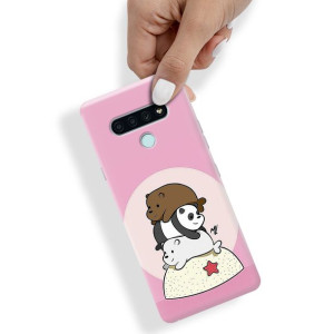 Etui do LG K71 Case Misie We Bare BEARS Top Wzory
