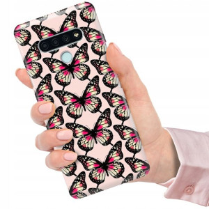 Etui do LG K71 Obudowa Case Flower Kwiaty Wzory