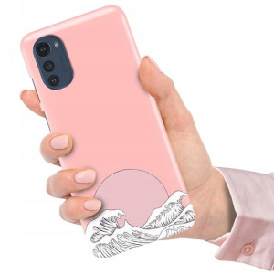 Etui do MOTOROLA E32 Obudowa Flower Kwiaty Wzory