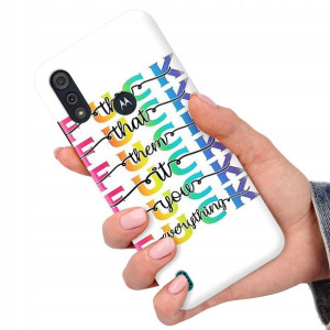 Etui do MOTOROLA E6S Case Modne Top Napisy Wzory