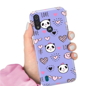 Etui do MOTOROLA E6S Case Słodkie Dziecięce Wzory