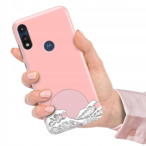 Etui do MOTOROLA E7 Obudowa Flower Kwiaty Wzory