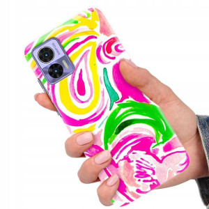 Etui Do MOTOROLA EDGE 30 LITE Kwiaty Wiosna Wzory