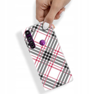 Etui do MOTOROLA EDGE Case W Kratkę Kratka Wzory