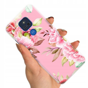 Etui do MOTOROLA G PLAY 2021 Kwiaty Wiosenne Wzory