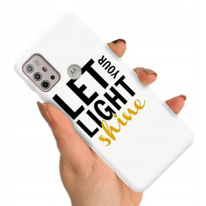 Etui do MOTOROLA G10 Case Modne Top Napisy Wzory