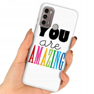 Etui do MOTOROLA G40 FUSION Modne Napisy Top Wzory