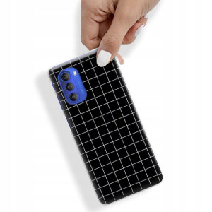 Etui do MOTOROLA G51 5G Case W Kratkę Kratka Wzory