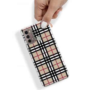 Etui do MOTOROLA G60 4G Case W Kratkę Kratka Wzory