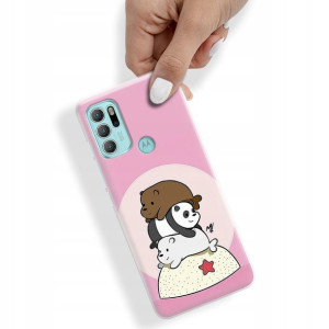 Etui do MOTOROLA G60s Case We Bare BEARS Top Wzory