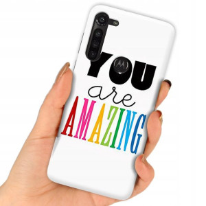 Etui do MOTOROLA G8 POWER Case Modne Napisy Wzory